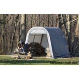 ShelterLogic | ShelterCoat 11 x 12 ft. Wind and Snow Rated Garage Round Gray STD - 77820