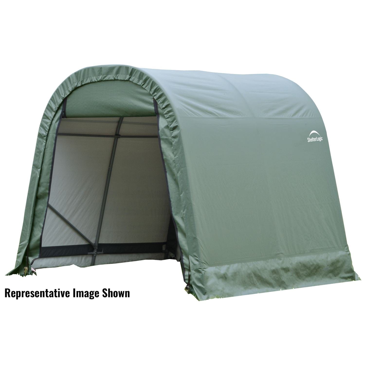 ShelterLogic | ShelterCoat 11 x 16 ft. Wind and Snow Rated Garage Round Green STD - 77829
