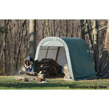 ShelterLogic | ShelterCoat 11 x 8 ft. Wind and Snow Rated Garage Round Green STD - 77822