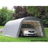 ShelterLogic | ShelterCoat 12 x 24 x 8 ft. Wind and Snow Rated Garage Round Gray STD - 72332
