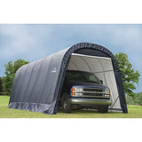 ShelterLogic | ShelterCoat 13 x 24 ft. Wind and Snow Rated Garage Round Gray STD - 74332