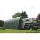 ShelterLogic | ShelterCoat 15 x 20 ft. Wind and Snow Rated Garage Round Green STD - 95341