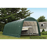 ShelterLogic | ShelterCoat 15 x 24 ft. Wind and Snow Rated Garage Round Green STD - 95361