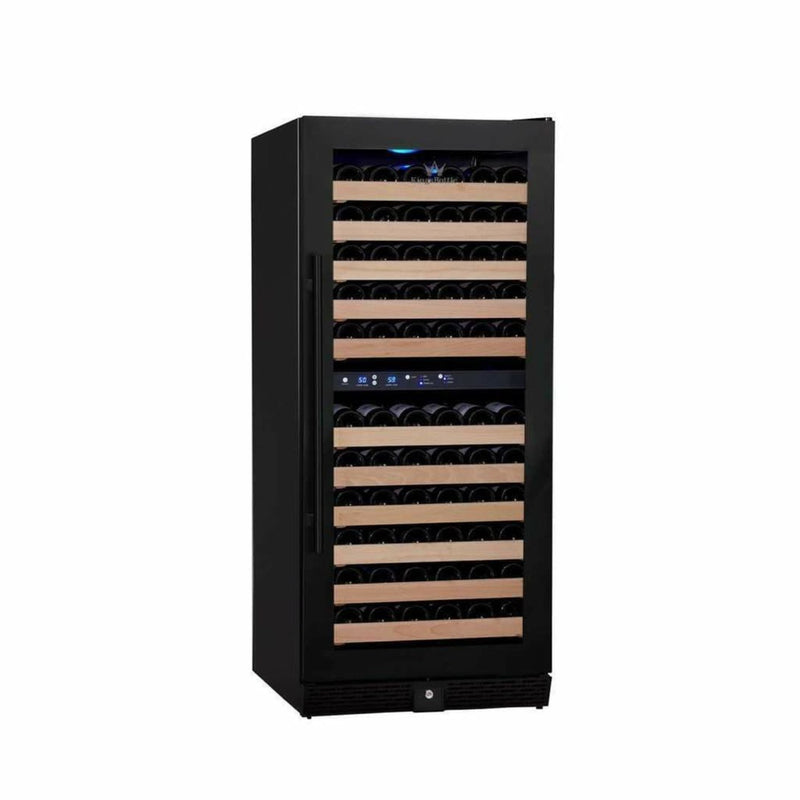 Kings Bottle 100 Bottle Upright Dual Zone Wine Fridge For Home KBU-100DX