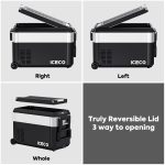 39QT JP40 Pro Dual Zone Wheeled Portable Freezer With Cover | ICECO