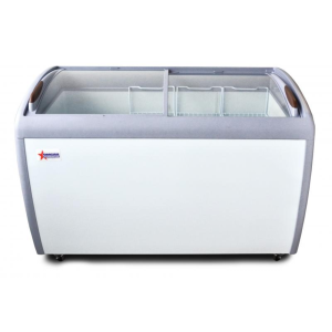 Chef AAA Commercial 50" Glass Door Frozen Food or Ice Cream Chest Freezer Display - FR-CN-1245