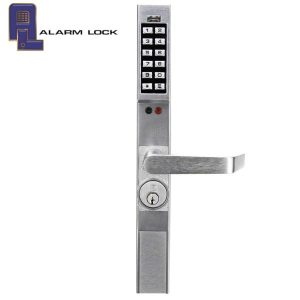 Alarm Lock Trilogy - DL1300 - Narrow Stile Keypad Lever Lock w/ Audit Trail - 26D - Satin Chrome - Grade 1