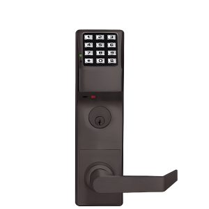 Alarm Lock Trilogy Classroom Mortise Lever Set w/ High Capacity Audit Trail - US10B - Durondic Bronze - Left Handed - Grade 1 - ALL-DL3500CRL-10B