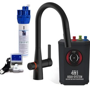 AquaNuTech 4N1 Aqua-System PLUS Contemporary Faucet with FL1000 Filtration System New - 4N1CASPLUS-CH