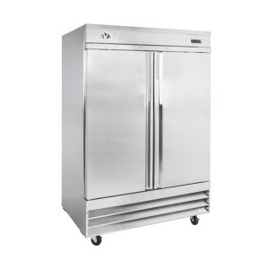 Chef AAA Commercial 54" Reach-In Freezer 2 Solid Door Stainless Steel 47 cu.ft. - SS-2F-HC