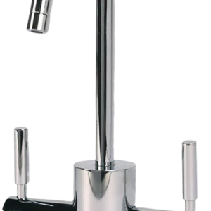 AquaNuTech Contemporary C-Spout Hot & Cold Water Filtration Faucet New - HC2400-CH