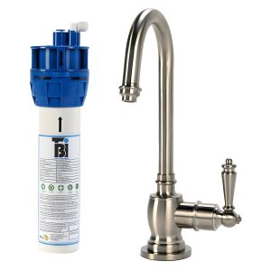 AquaNuTech Filtration System Combo with Traditional C-Spout Cold Water Faucet New - FL-C2200-CH