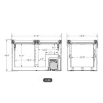 63.4QT VL60 Dual Zone with PB1000 Power Station & Cover | ICECO