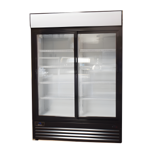 Chef AAA Commercial 48" 2 Sliding Door Merchandiser Refrigerator 32 cu. ft. - LGD-1300S