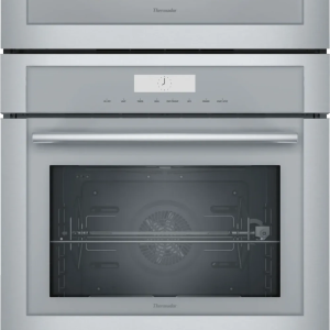 Thermador 30" Masterpiece Series Triple Combo Smart Electric Wall Oven, 8.6 cu. ft., 16 Cooking Modes, Meat Probe, Warming Drawer - MEDMCW31WS