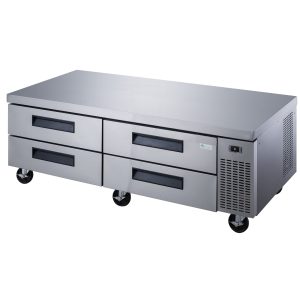Chef AAA - Commercial 72" Chef Base Refrigerator 4 Drawer 1100lbs Capacityn  - TCB72-D4