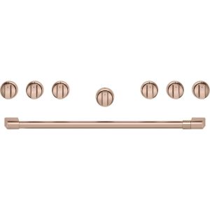 CAFE Café 36" Brushed Copper Handle & Knob Set for Pro Range and Rangetop - CXPR6HKPTCU