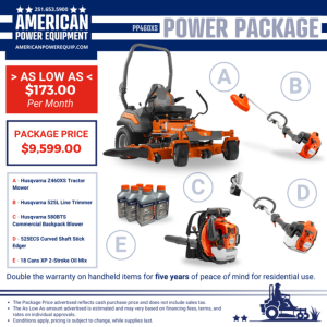 PP460XS Husqvarna Professional Power Package